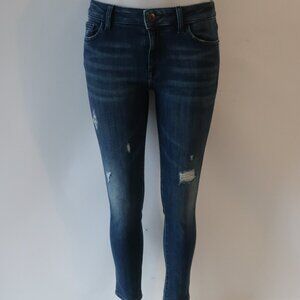 Womens DL1961 Margaux Instasculpt Ankle Skinny Denim Blue Jeans 26